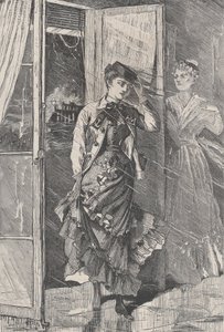 In Came a Storm of Wind, Rain and Spray - and Portia, The Galaxy, An Illustrated, December 1869 by Unbekannt