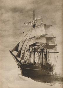 In an Icefield, a Superb Illustration of the Celebrated Whaler Terra Nova by Unbekannt