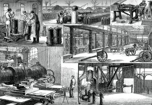 In the Royal Arsenal, Woolwich, c1880 by Unbekannt