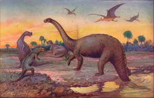 In the Saurian Age, when the World