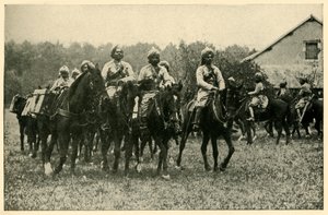 Indian soldiers at the front, First World War by Unbekannt