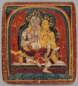 Initiation Card Tsakalis: Maitreya, early 15th century by Unbekannt
