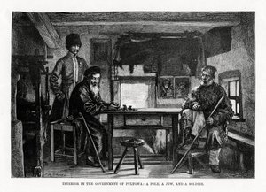 Interior in the Government of Pultowa, Central Ukraine, 1879 by Unbekannt