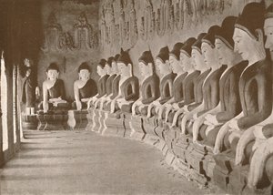 Interior of Buddhist Temple, Sagaing