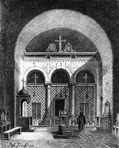 Interior of a Church, Egypt, 1881