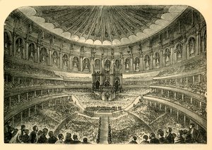 Interior of the Albert Hall