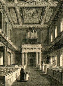 Interior of the Chapel Royal Banqueting House, Whitehall by Unbekannt