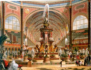 Interior of the Crystal Palace during the International Exhibition by Unbekannt