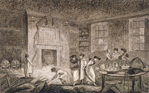 Interior View of the Premises of Nathaniel Bentley, Leadenhall Street, City of London, 1804 by Unbekannt