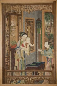 Interior with Woman, Child and Nurse by Unbekannt