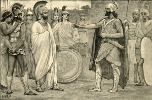 Interview Between Agesilaus and Pharnabazus, 1890 by Unbekannt