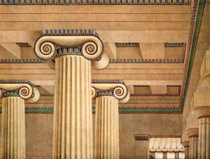 Ionic Hall in the Acropolis at Athens, Greece, 1928 by Unbekannt