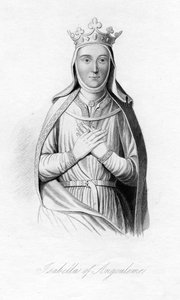 Isabella of Angouleme by Unbekannt