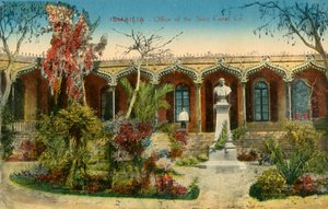 Ismailia - Office of the Suez Canal Co. by Unbekannt