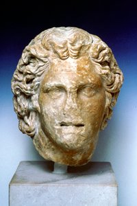 Ivory Portrait Bust of Alexander the Great by Unbekannt