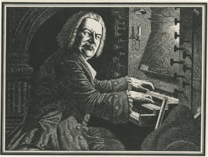 JS Bach by Unbekannt