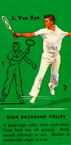 J. Van Ryn - High Backhand Volley