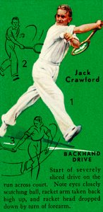 Jack Crawford - Backhand Drive, c1935