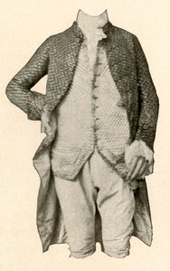 Jacket and Waistcoat Worn by Robert Livingston, of Clermont Manor, New York by Unbekannt
