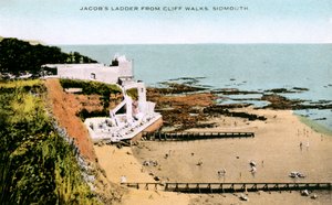 Jacob’s Ladder, as Seen from Cliff Walks, Sidmouth, Devon by Unbekannt