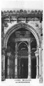Jama Masjid, Ahmadabad, Gujarat, India by Unbekannt