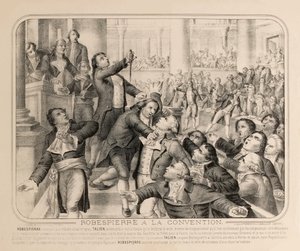 Jean-Lambert Tallien at the Tribune of the National Convention on the 9th Thermidor by Unbekannt