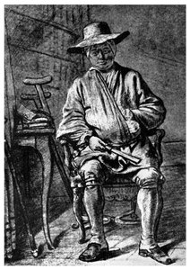 Jean-Simeon Chardin, French artist, 18th century by Unbekannt