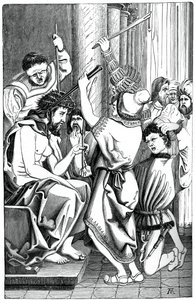 Jesus Crowned with Thorns by Unbekannt