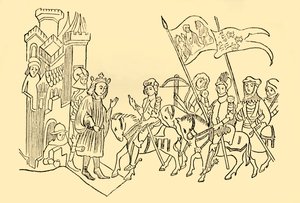 Joan of Arc Comes to the Court of the French King, c1930 by Unbekannt