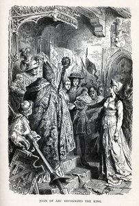 Joan of Arc Recognizes the King, 1882 by Unbekannt