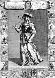 Joan of Arc, the Maid of Orleans, French Patriot and Martyr by Unbekannt