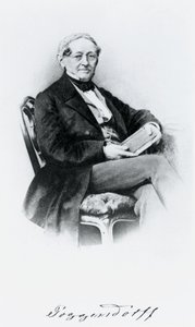 Johann Christian Poggendorf, German physicist by Unbekannt