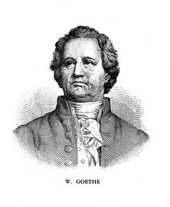 Johann Wolfgang von Goethe, German poet, dramatist and scientist by Unbekannt