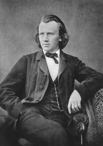 Johannes Brahms, German composer and pianist by Unbekannt