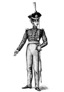 John Ericsson, Engineer, Pictured in the Swedish Army