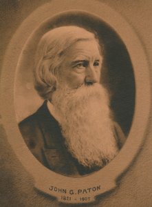 John Gibson Paton 1824-1907, Scottish born Protestant missionary by Unbekannt