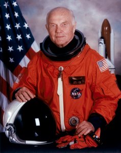 John H Glenn, American astronaut
