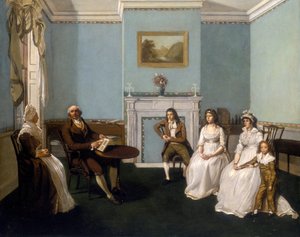 John Middleton with His Family in His Drawing Room