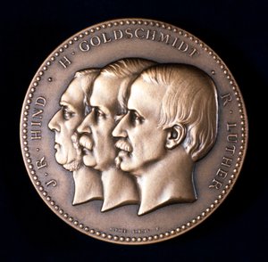 John Russell Hind, Hermann Goldschmidt and Robert Luther, Astronomers by Unbekannt