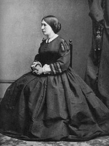 Julia Grant, wife of American president Ulysses S Grant, late 19th century