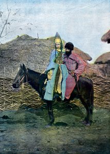 Kabardin Couple on a Journey, c1890 by Unbekannt