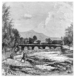 Kabul River, Afghanistan by Unbekannt