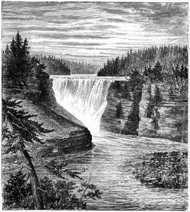 Kakabeka Falls, Ontario, Canada by Unbekannt