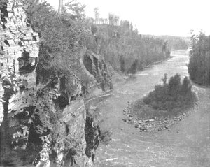 Kaministiquia River, below Kakabeka Falls, Canada