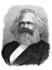 Karl Marx, German political, social and economic theorist