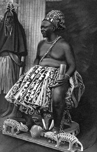 King Basu Fondong of Cameroon, Africa by Unbekannt