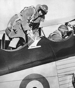 King Edward VIII in an Aeroplane, 1936
