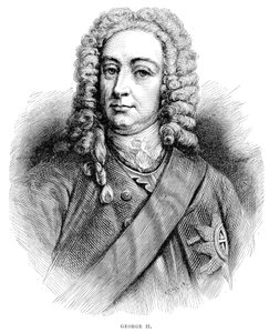 King George II 1683-1760 King of Great Britain and Ireland and Elector of Hanover from 1727