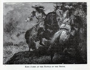 King James at the Battle of the Boyne by Unbekannt
