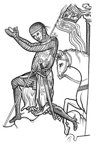 Knight in Armour, Late 13th Century by Unbekannt